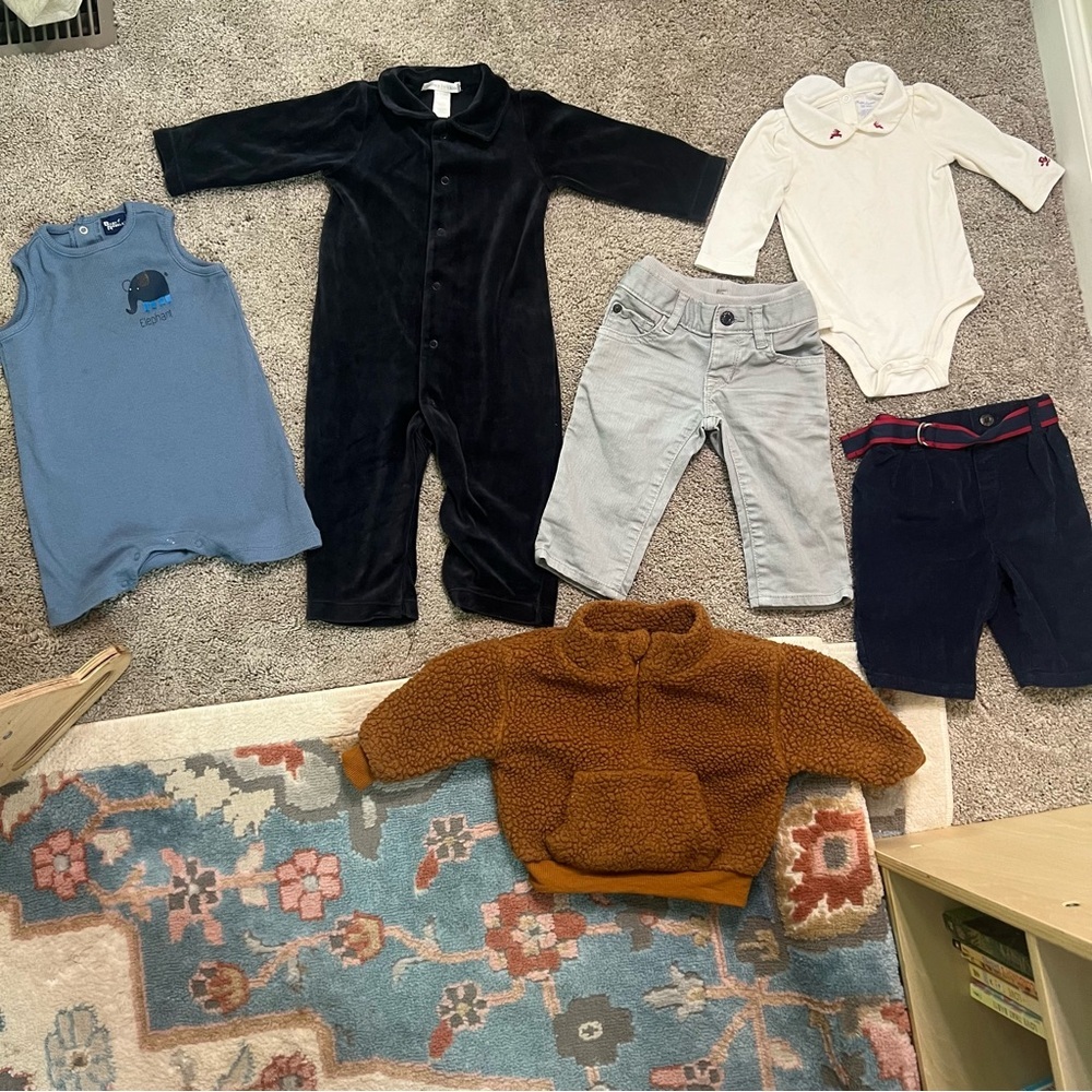 Baby boy clothing bundle vintage chaps ralph Lauren pottery barn kids baby gap
